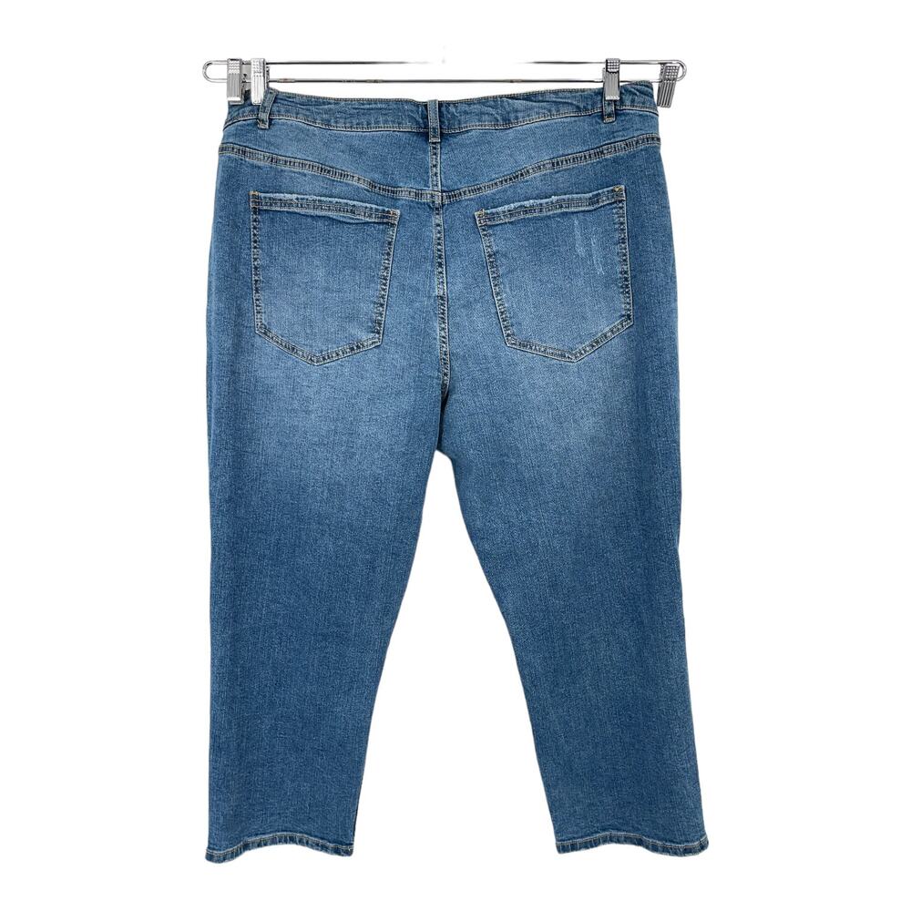 Eloquii Jeans Classic Fit stretch denim Mom size 18 - Picture 4 of 4